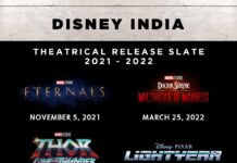 Disney India announces an exciting slate for 2021-2022, kickstarting with Big Ticket Diwali Entertainer, Marvel Studios’ ‘Eternals’!